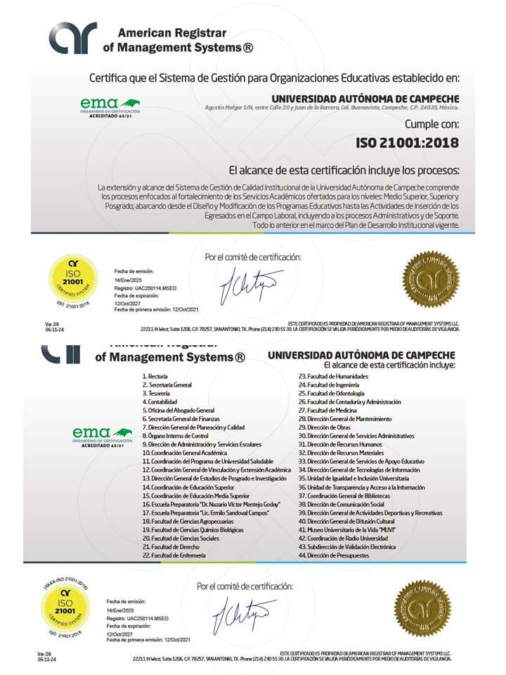 cert iso 21001